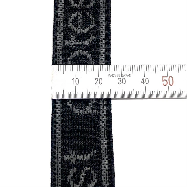 Rubber Jacquard Elastic Webbing